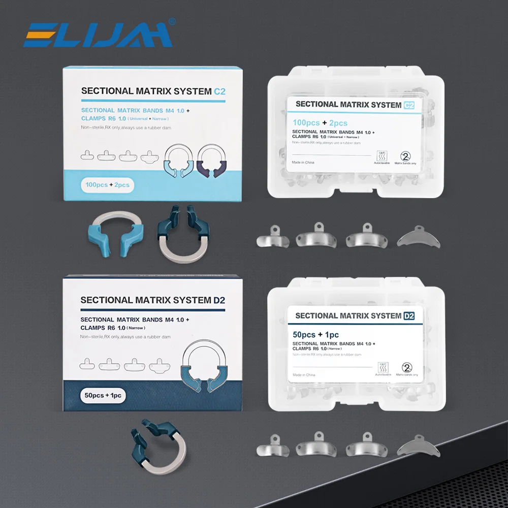 

Стоматологические матричные ленты, зажим, секционная система контурной матрицы, металлические матрицы, никель-титановое зажимное кольцо, стоматологические инструменты