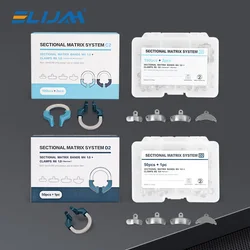 Dental Matrix Bands Clamp Sectional Contoured Matrix System Metal Matrices Nickel Titanium Clamping Ring Dentist Tools