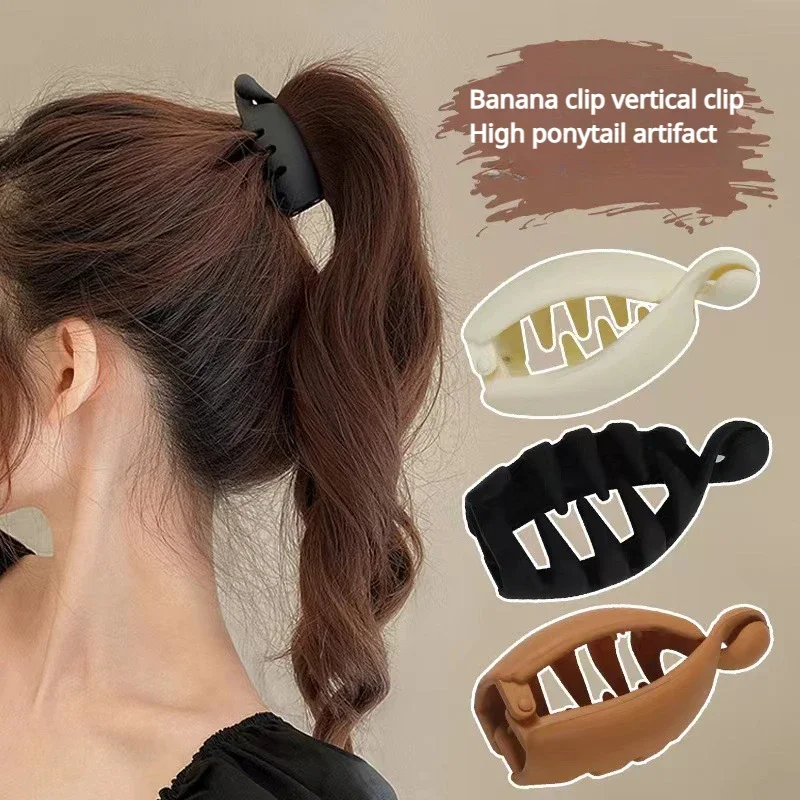 

Versatile banana twist clip high ponytail fixed artifact hair volume less hairpin jewelry