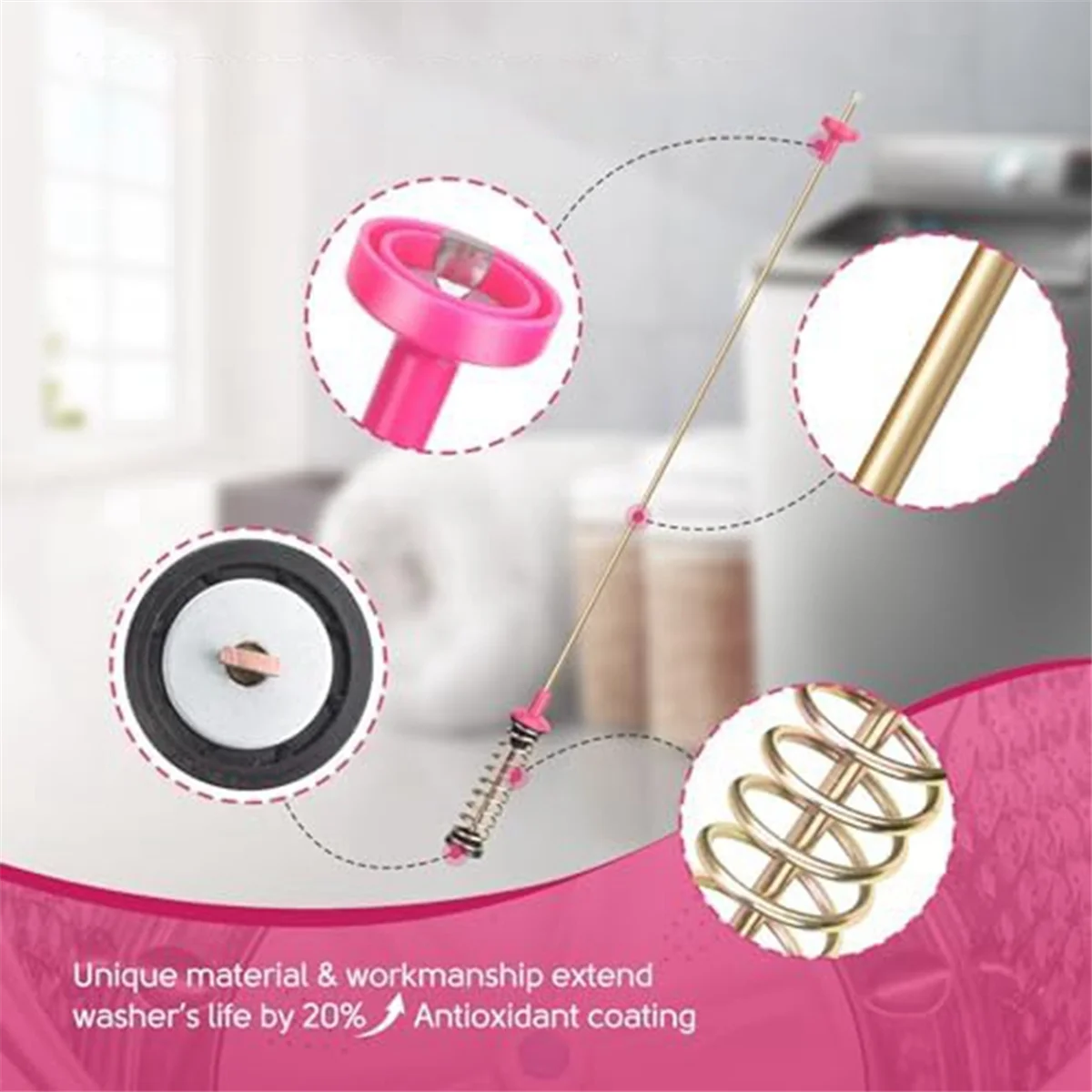 Washer Suspension Rods DC97-16350U Washer Suspension Rods for Replace DC97-16350S DC97-16350E DC97-16350C DC97-16350T Fit