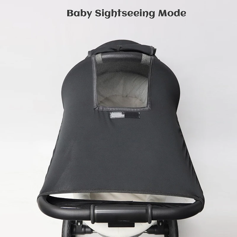 Universelles Kinderwagen-Zubehör Sonnenschutz UV-Schutz Sonnenschirm Kinderwagen-Verdeck für Kinderwagen Säuglingsautositz Sonnenblende – Detail 3