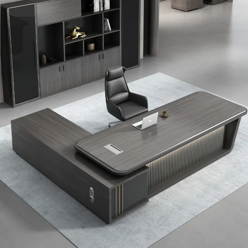 /Executive European Office Desk Standing Storage High Quality Creativity Computer Desks Combination Organizer Bureau Furniture