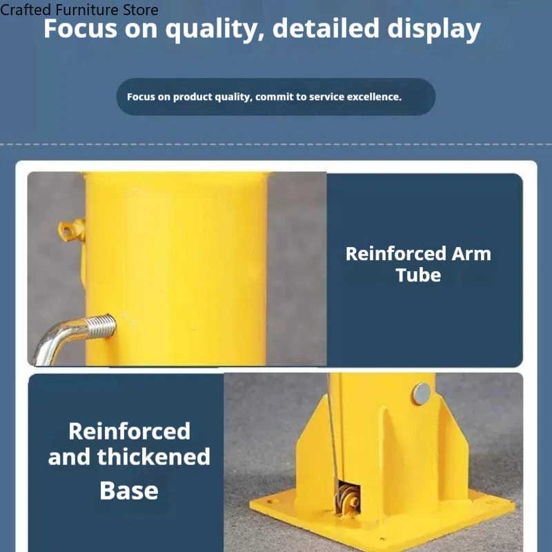 With Heavy-duty Crane Design Electric Hoist Lift Heavy Loads Crane Without Wear Shaking Commercial Machinery Guindaste ZY60DJ