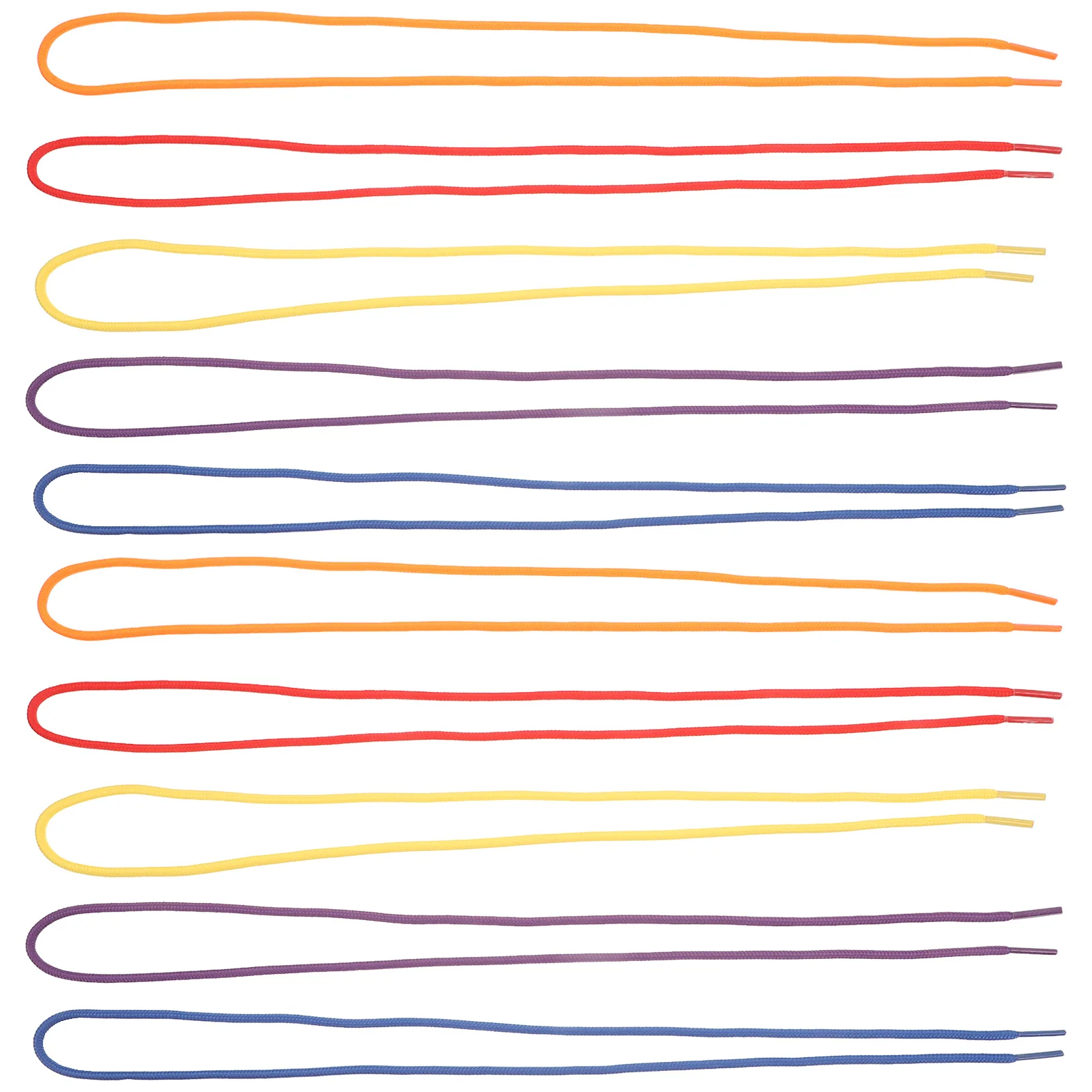 

50 Red Beading Threads Red Shoe Strings Shoelaces for Sneakers Polyester Threading Toys Educational