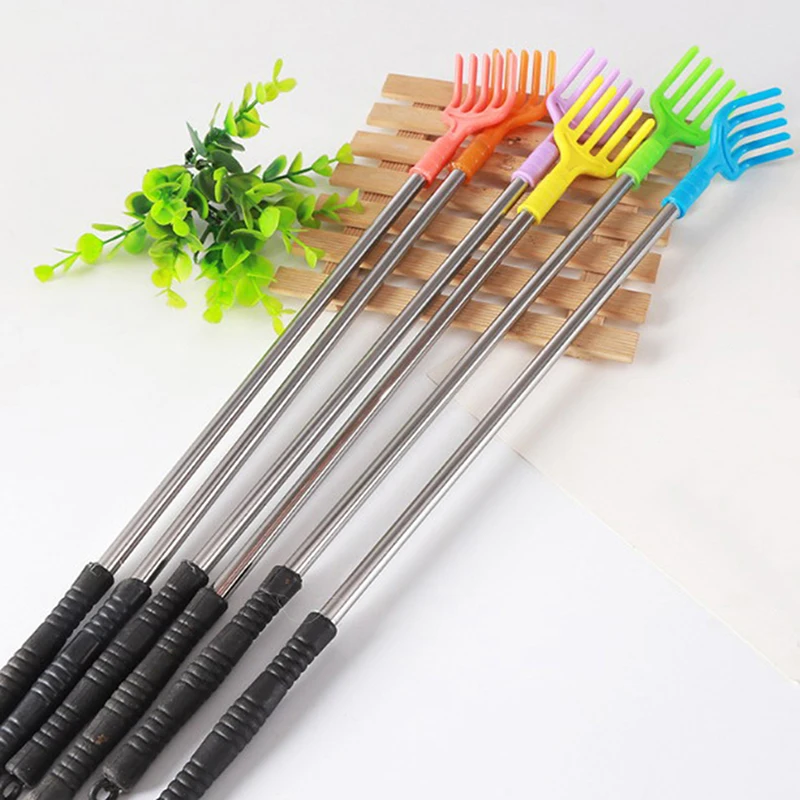 Stainless steel back scratcher massage portable pocket itching claw tool