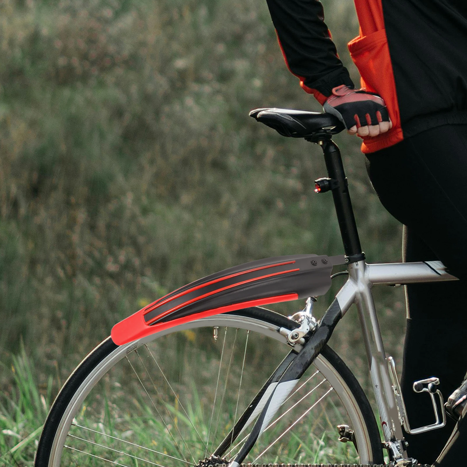 

Bike Mudguard Set Lightweight Bicycle Mountain Mud Protection Vintage Compatible Rear Front Cyclocross for Road
