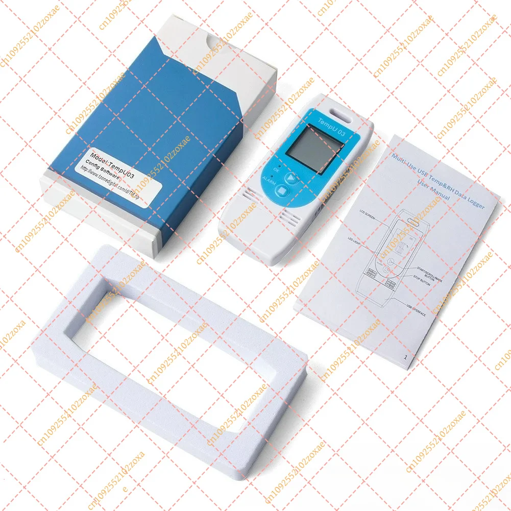 USB Temperature Humidity Data Logger 32000 Points Reusable Recorder Digital Thermometer Hygrometer Monitor for Cold Chain