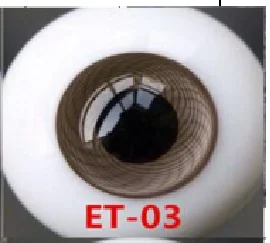 Gorąca Wyprzedaż Serii ET Oczy Szklane BJD 1/12 1/8 1/6 1/4 1/3 6MM 8MM 10MM 12MM 14MM 16MM 18MM 20MM 22CM 24CM Ręcznie Robione Oczy dla Lalek