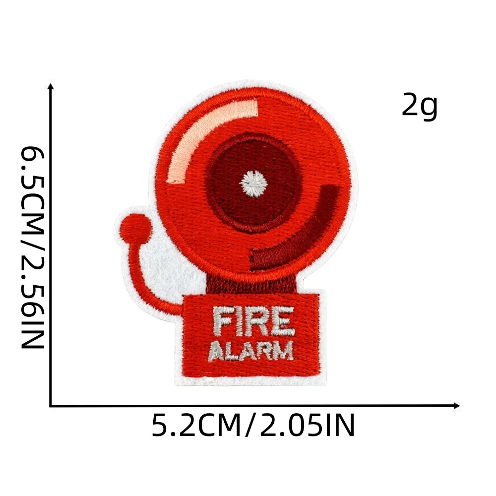 맞춤형 소방관 자수 패치, 다채로운 패치 다리미, 재킷, 청바지, 배낭, 모자, 셔츠용 크리에이티브 배지