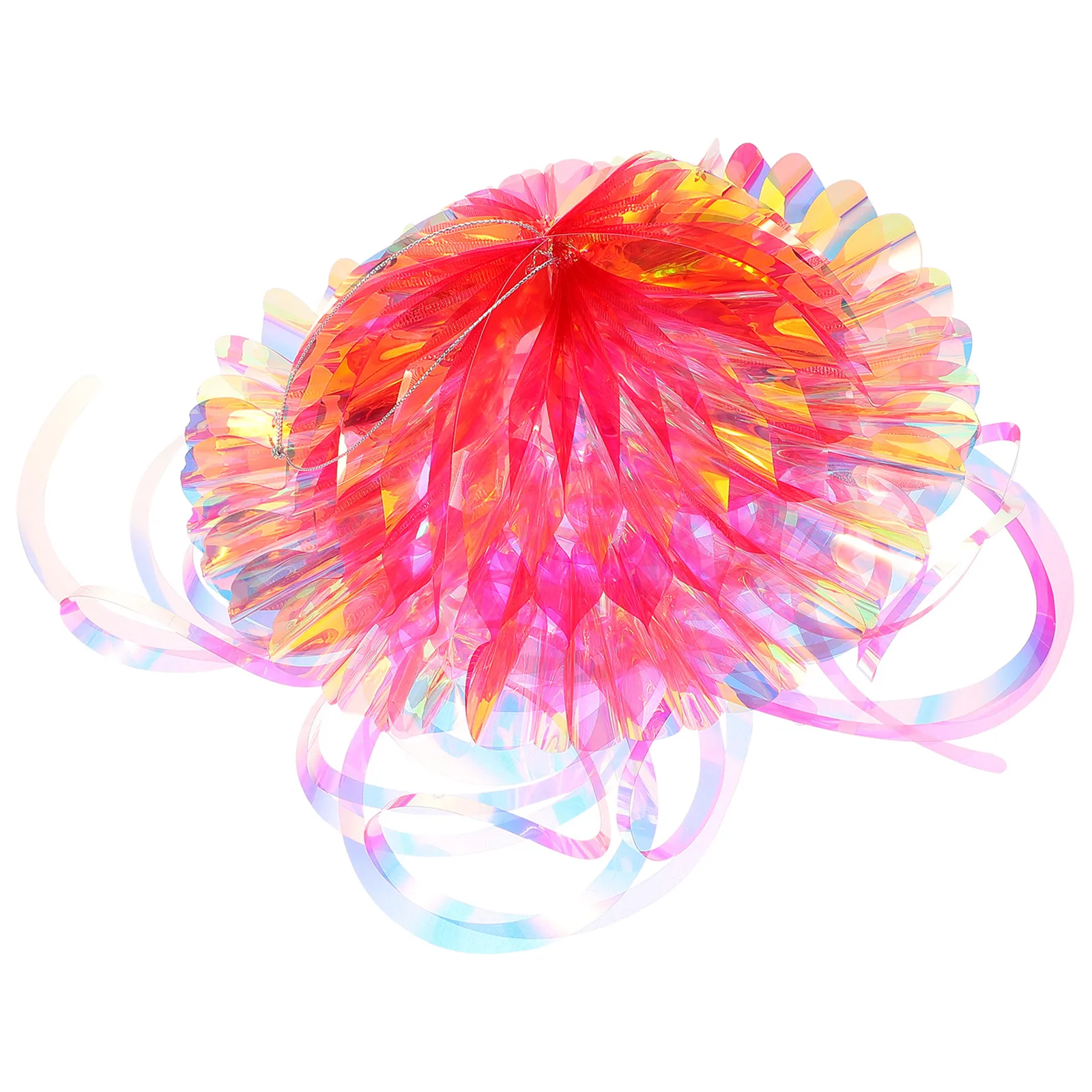 

Rainbow Jellyfish Decor Hanging Spiral Honeycomb Swirl Party Spiral Honeycomb Pendant Ocean Theme Children Room