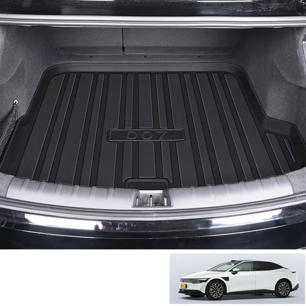 

Car Trunk Mats For Zeekr 007 Waterproof Rear Backrest Protection Cushion TPE Trunk Tray Floor Mat