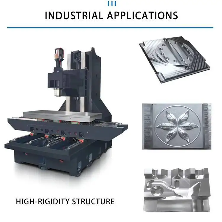 VMC 1165 الثقيلة X/Y/Z 3 محور القضبان الخطية مركز معالجة التسليق العمودي CNC طحن هاين Vmc1165h