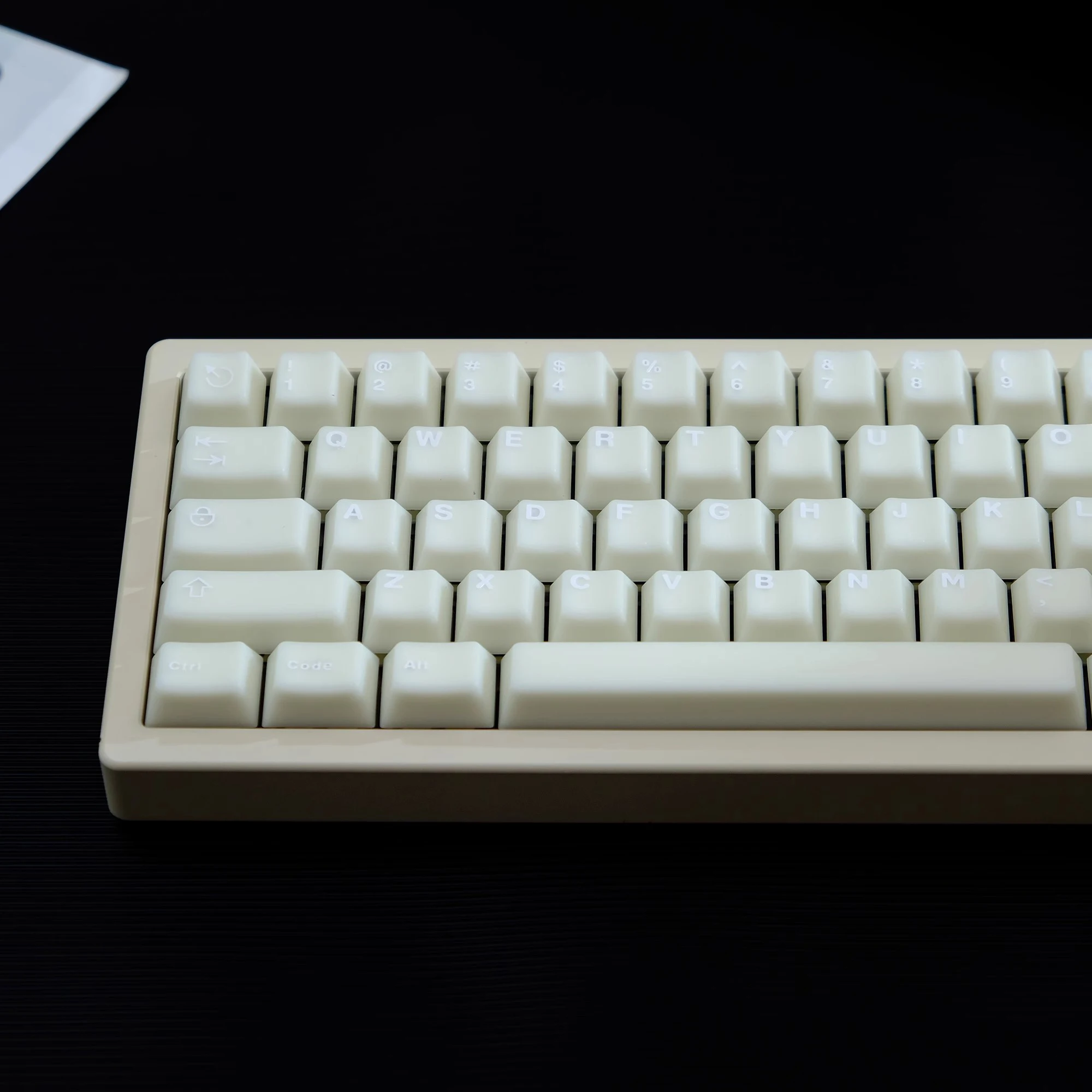 Cherry Profile Milk White Ice Translucent Keycaps 120 Key Double Shot ABS Keycaps for Cherry MX Switch Mechanical Gamer Keyboard