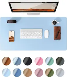 Office Desk Mat,Non-Slip PU Leather Desk Blotter, Computer Desk Pad, Waterproof Desk Writing Pad for Office and Home 60cm x 35cm