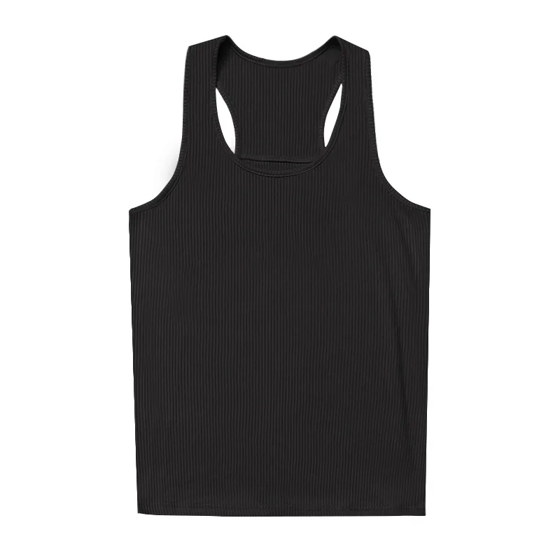 Summer Men\'s Sports Clothing Casual Vest Fashion Round Neck Quick Dry Tank Top Male Outdoor Gym Fitness Sleeveless Base Shirt