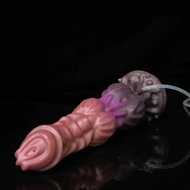 S/M/L Animal Ejaculating Dildo With Suction Cup Squirting Dildo Huge Penis Dick Monster Horse Dildo Anal Sex Toys For Women Men