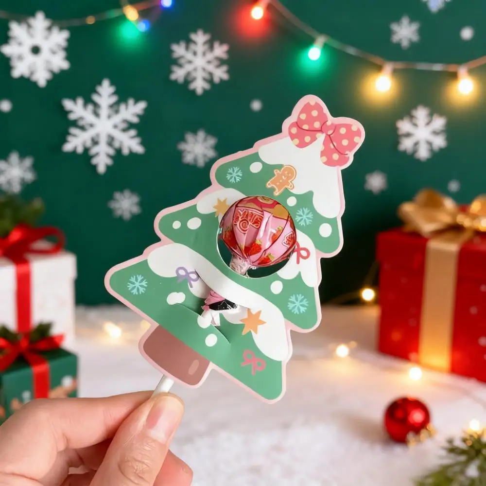 60 Stück Weihnachtsbaum-Süßigkeitenkarten, Festival-Party-Dekoration, Weihnachtszubehör, Süßigkeiten-Dekoration, Weihnachtsparty-Gastgeschenke