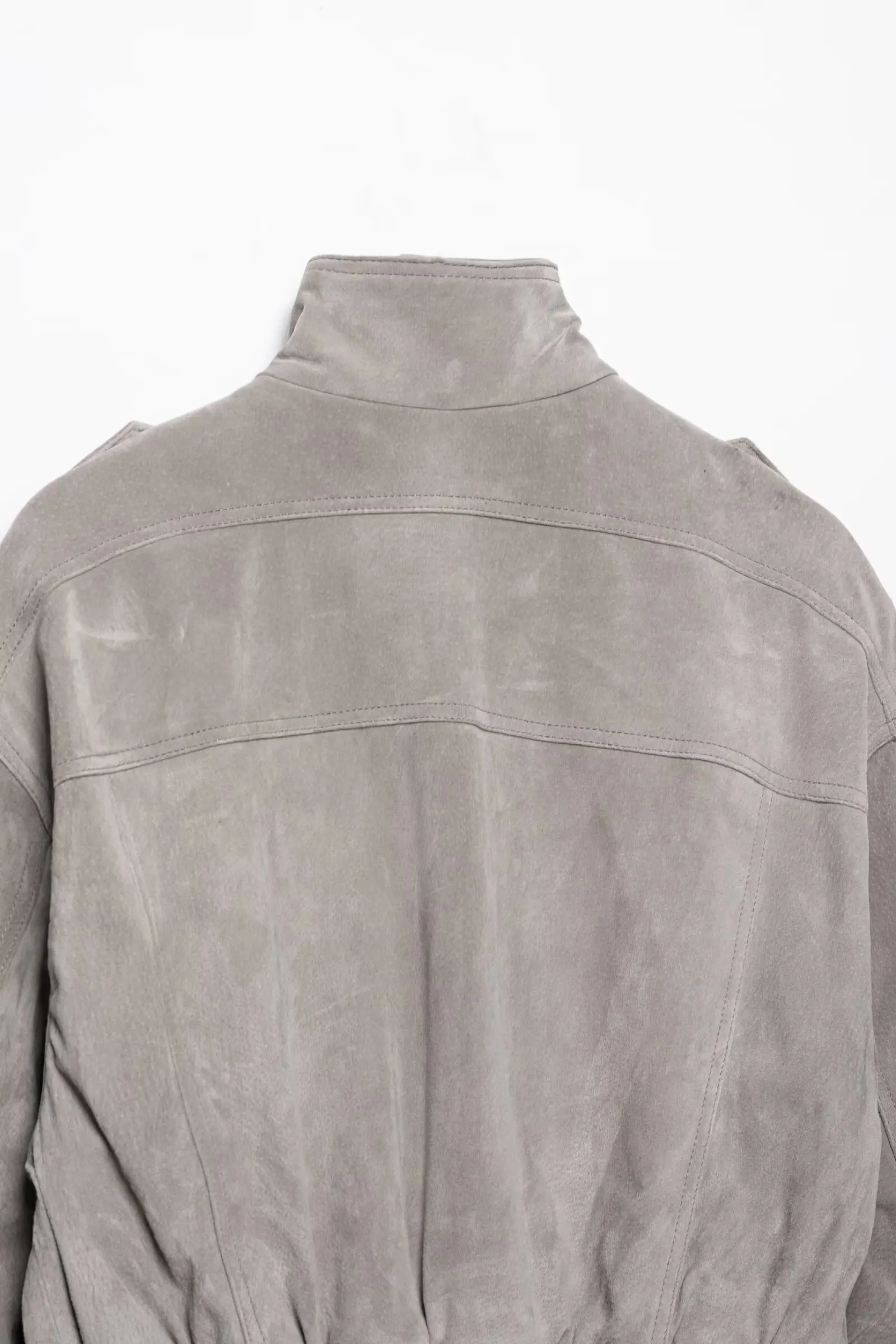 KONDALA Vintage Graue PU Streetwear Damenjacke Mode 2026 Herbst Reißverschlusstasche High Street Chic Moderne Kurze Damenjacke – Detail 15
