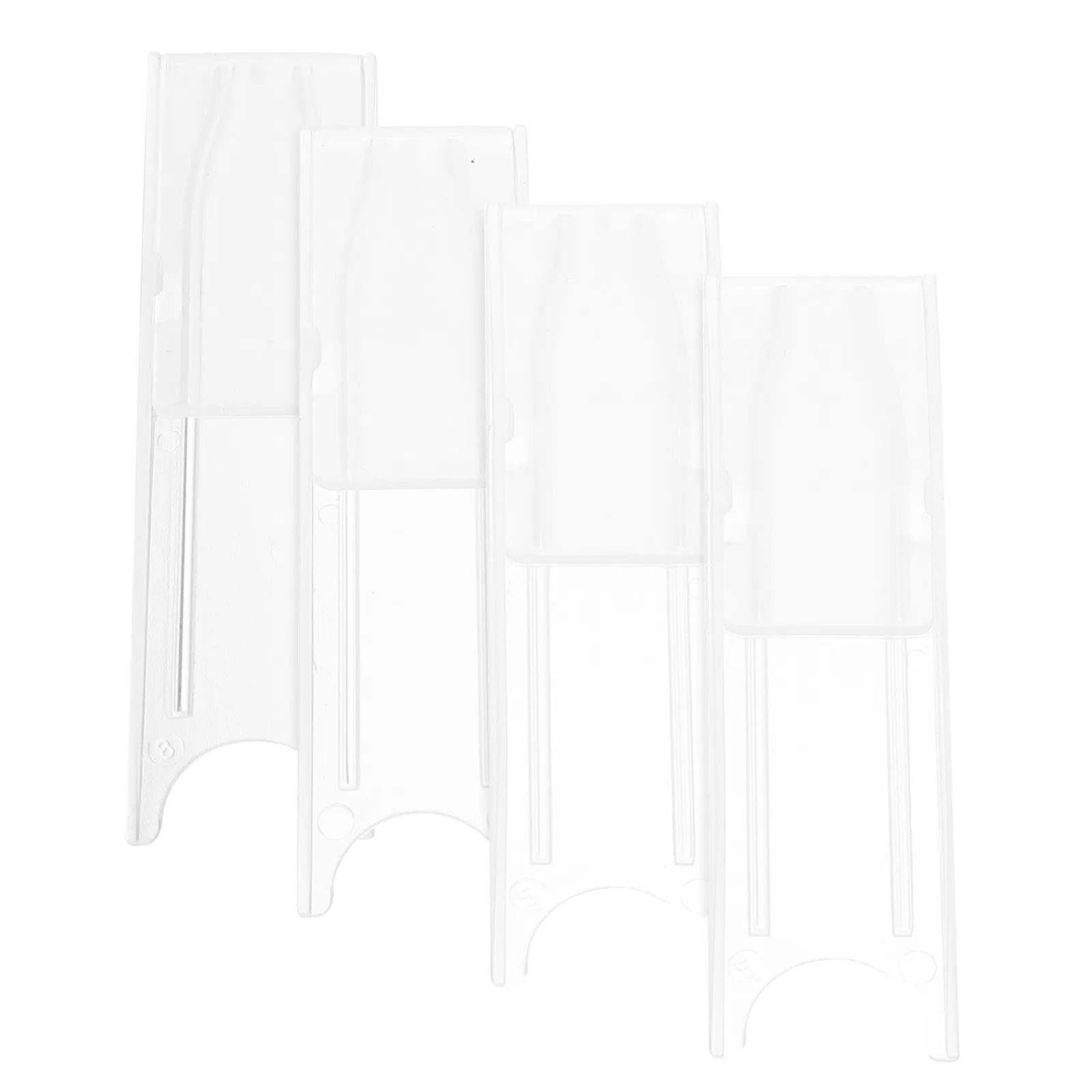 4Pcs Saxophone Reed Storage Holder ABS Built Reed Case with Side Ventilation for Moisture Control Clarinet Sax Players Essential