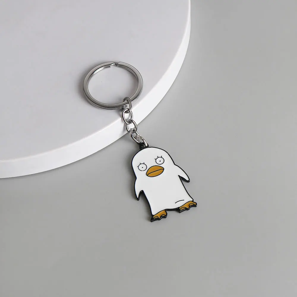 Gintama schlüssel bund elizabeth schlüssel anhänger schlüssel ring sakata gintoki schlüssel anhänger für männer anime zubehör auto schlüssel ring anhänger llave ros