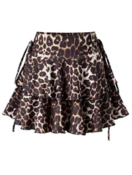 New Leopard Print Skirt Women Summer Fashion Outdoor Versatile High Waist Slim Fit Elastic Waist Short Skirt Goods In Stock