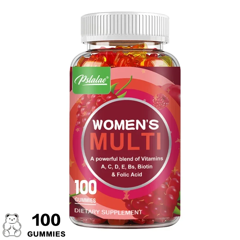 Women's Multivitamin Gummies - Contains Vitamins A, C, D, E, B, Biotin and Folic Acid