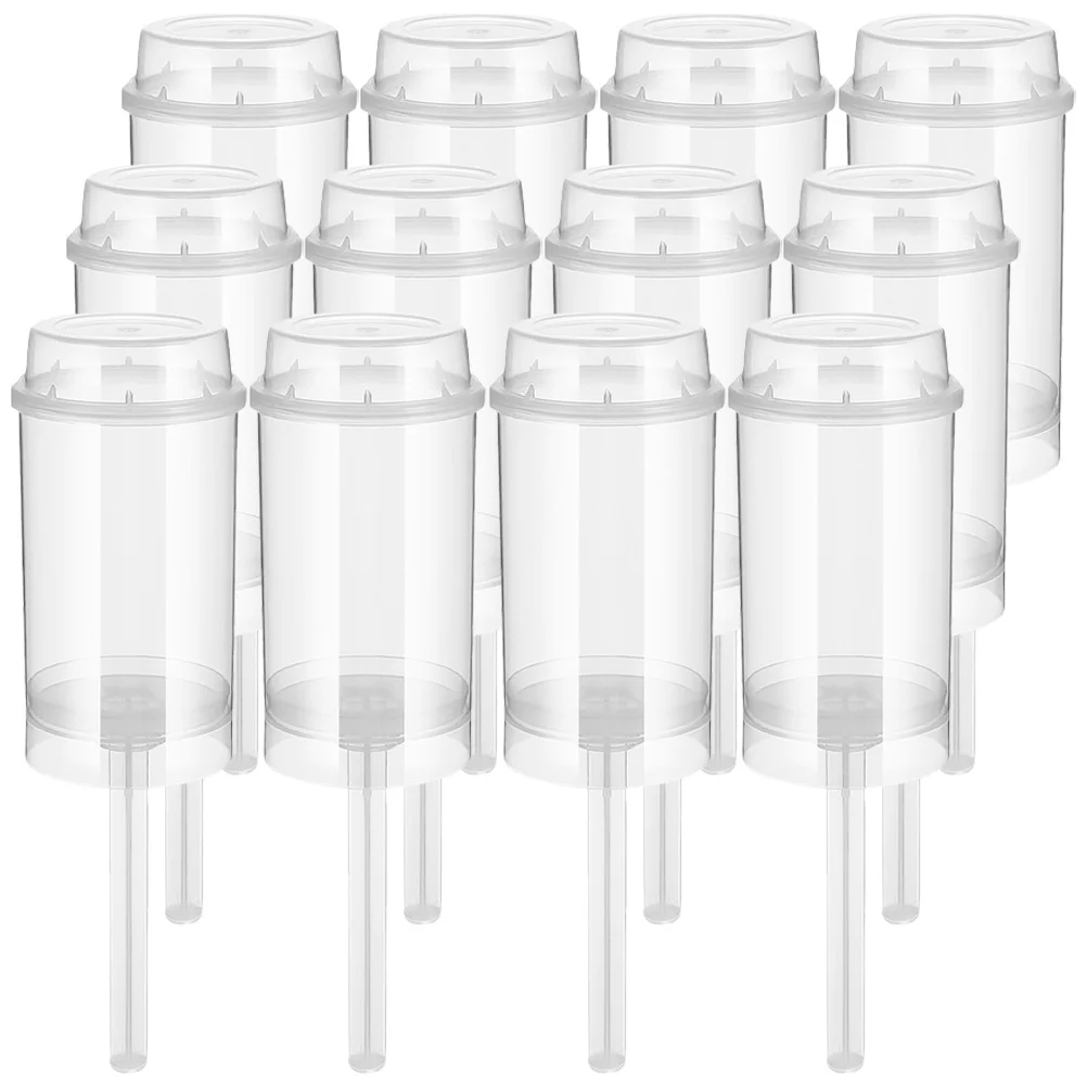 

20Pcs Cake Push Pops Clear Plastic Round Shape Leakproof Pushable Cake Tubes Holders DIY Containers for Ice Cream Jelly Desserts