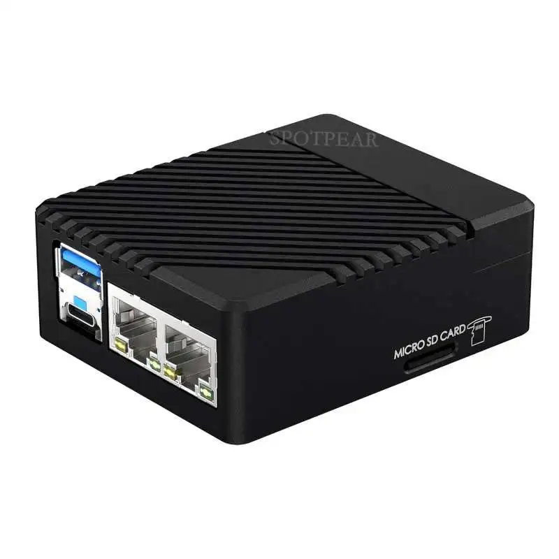 Raspberry Pi CM5 Computing Module Dual Gigabit Ethernet Port IO Expansion Board RJ45 ETH