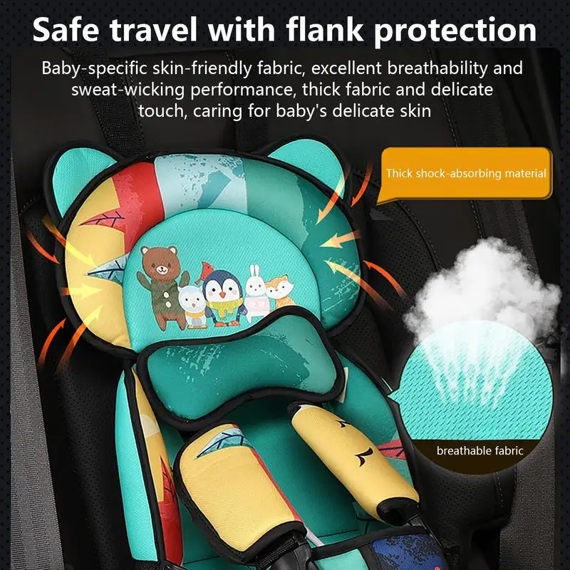 Universal Infant Safety Seat Portable Breathable Adjustable Baby Stroller Seat Cushion For Kids Boys Girls Outdoor Travel Supply