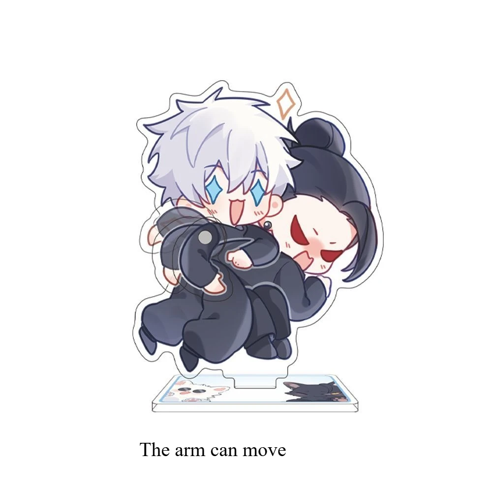 New Jujutsu Kaisen Acrylic Stand Figure Gojo Satoru Geto Suguru Anime Peripherals Cute Q-version Originality Desktop Ornament