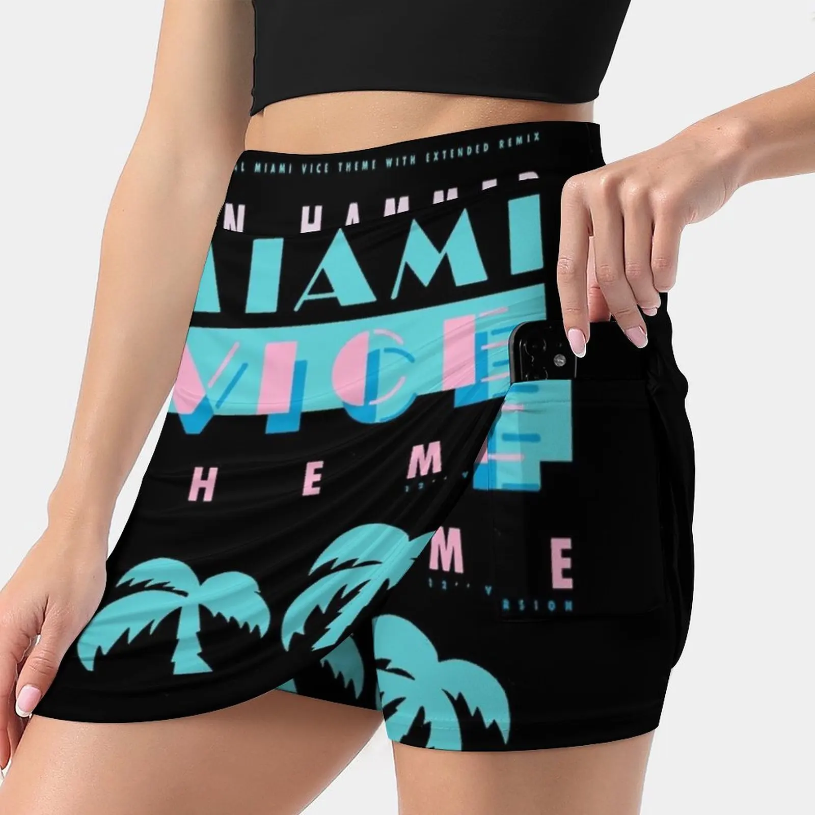 Jan Hammer-Miami Vice Theme Women's skirt Sport Skort Skirt With Pocket Fashion Korean Style Skirt 4Xl Skirts Jan Hammer