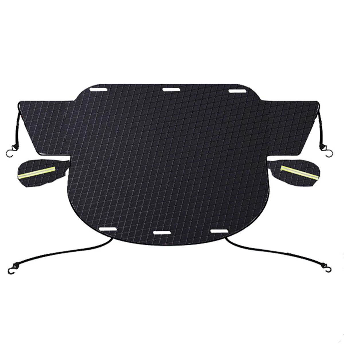 Car Windshield Snow Cover for Ice and Snow,Winter Car Snow Cover with Magnetic Edges and Windproof Webbing Straps