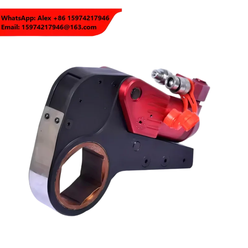 Low Profile Hexagon Cassette Hydraulic Torque Wrench Low Profile Hollow Hydraulic Torque Wrench