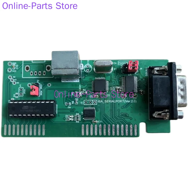 

ISA Bus Expansion Card Serial Port Expansion Card PS2 Mouse Interface Optical Mouse DOS Interface 8-bit Bus