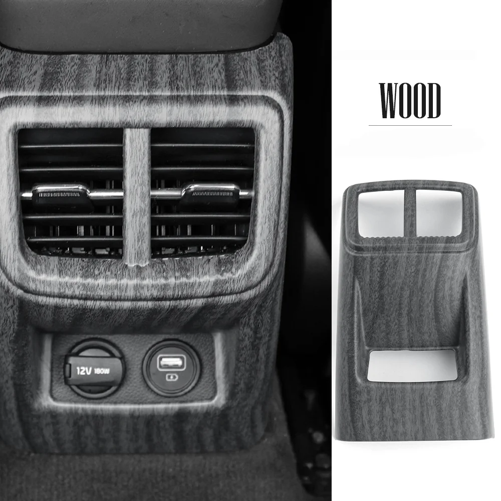 

1 шт. для KIA K5 2021-2026, накладка на задний воздуховод из АБС-пластика, декоративная рамка, аксессуары для интерьера автомобиля