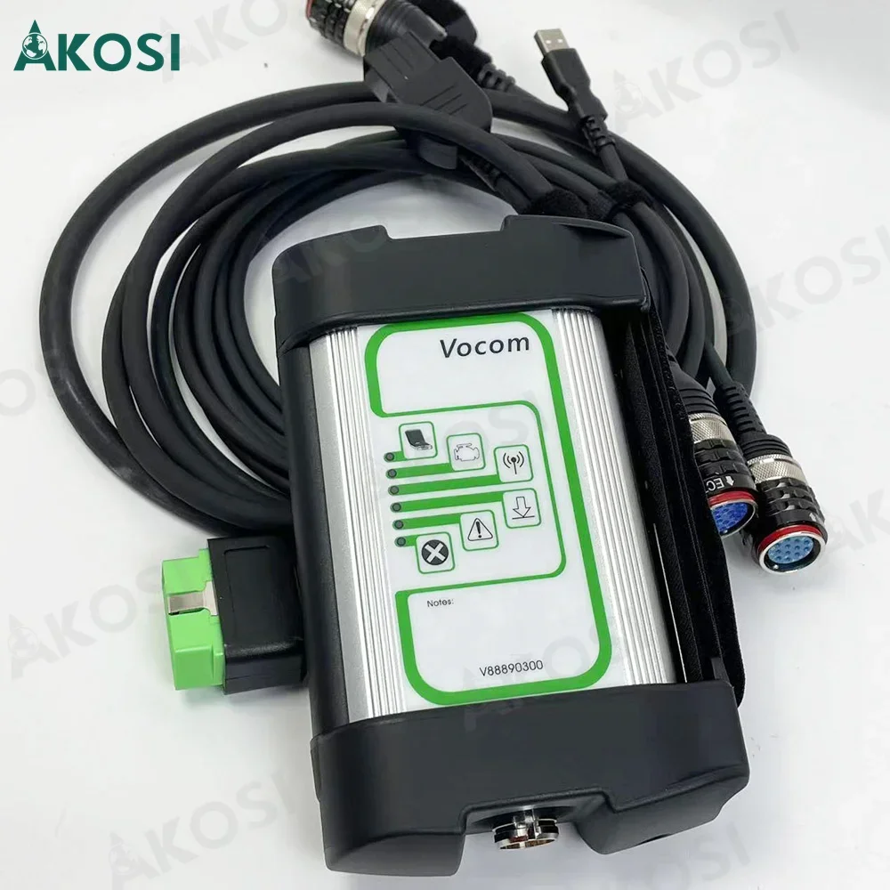 Heavy Duty truck Vocom 88890030 Interface 24v Truck Excavator Diagnostic Tool