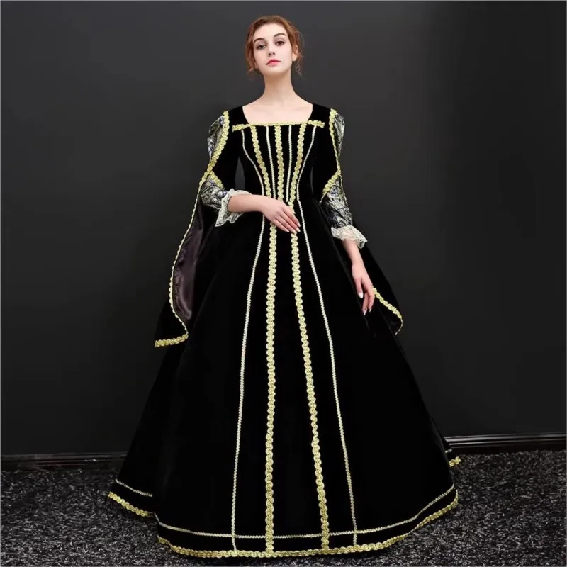 

Black velvet birthday party dress