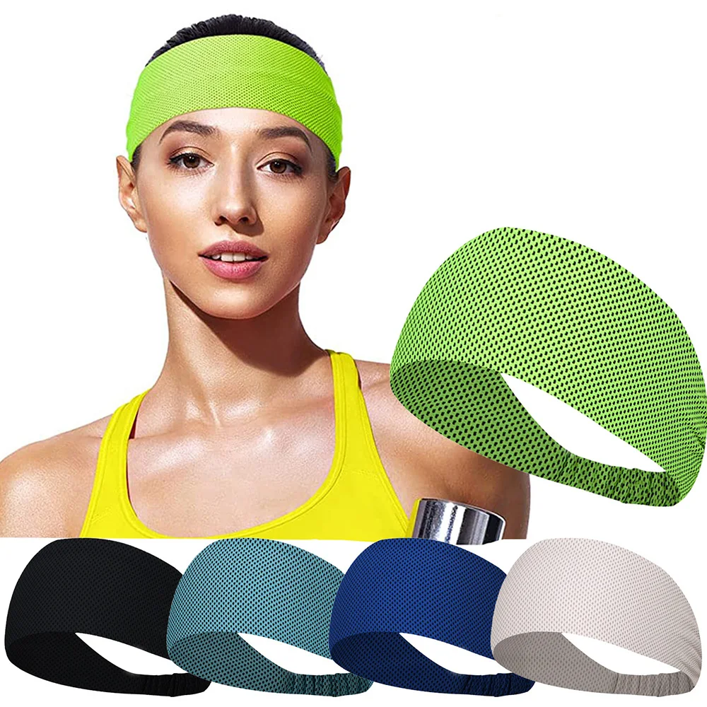 

Sports Athletic Headbands Cooling Sweatband for Men Women Running Cycling Hiking Yoga Fitness Headwrap