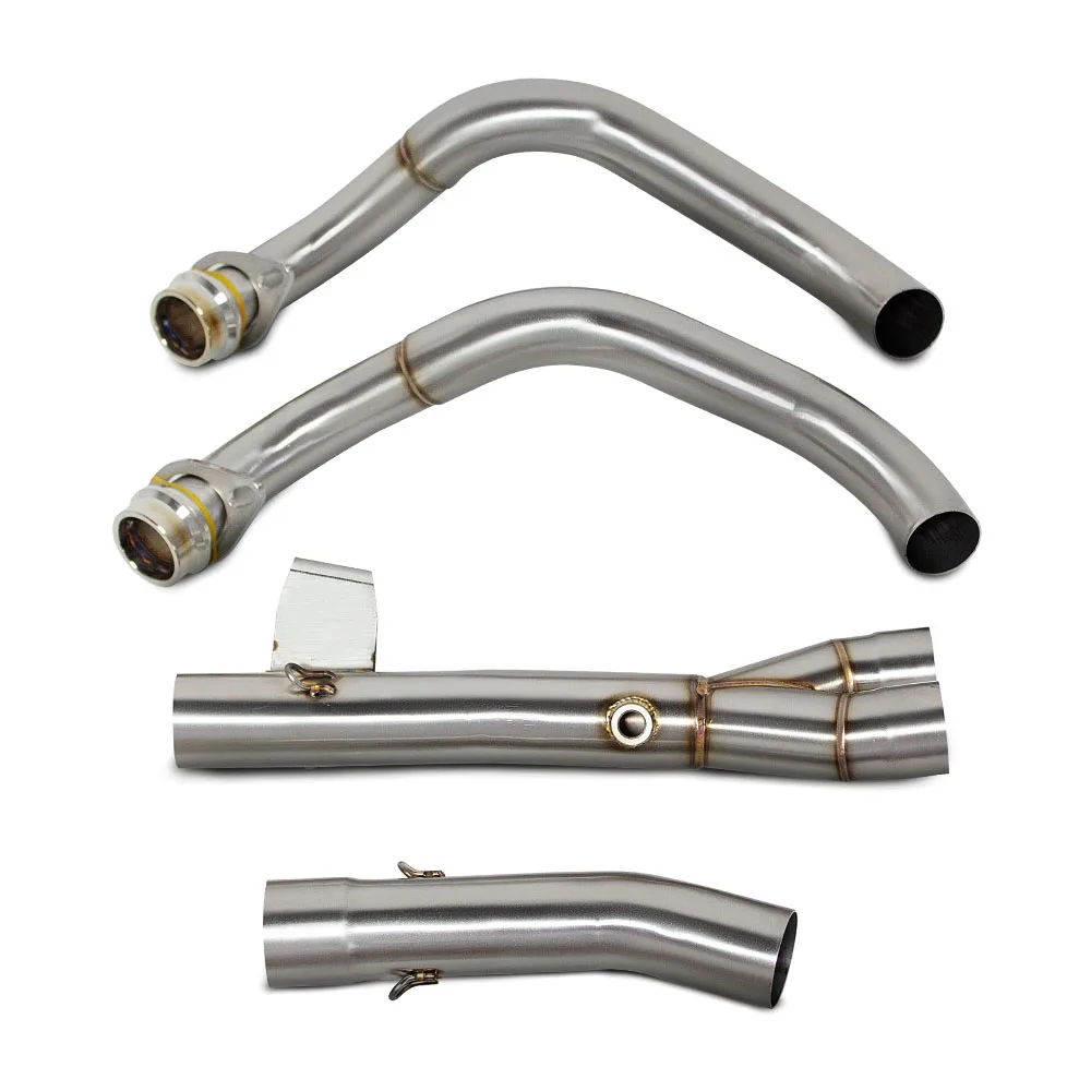 For Ya maha TENERE 700 T700 2019-2025 T7 XTZ 690 700 Motorcycle Exhaust Modify Manifold Front Pipe Fit Original Escape Mu ffler