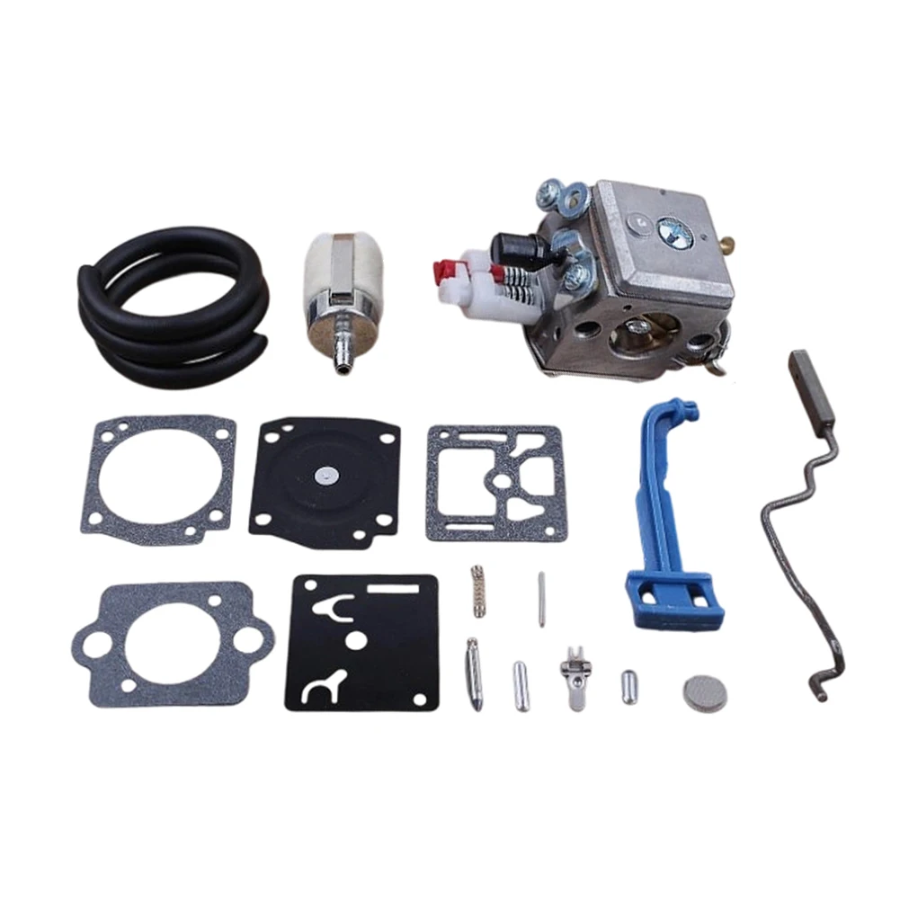 Replacement Carburetor Kit Compatible with Chainsaw 340 345 346 350 353 and For Zama C3-EL18B All Key Part Numbers Listed
