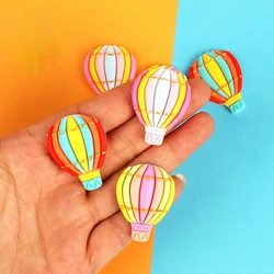 10pcs Cartoon Kawaii resina fai da te mongolfiera in miniatura Cabochon forniture artigianali accessori abbellimenti Cabochon Flatback