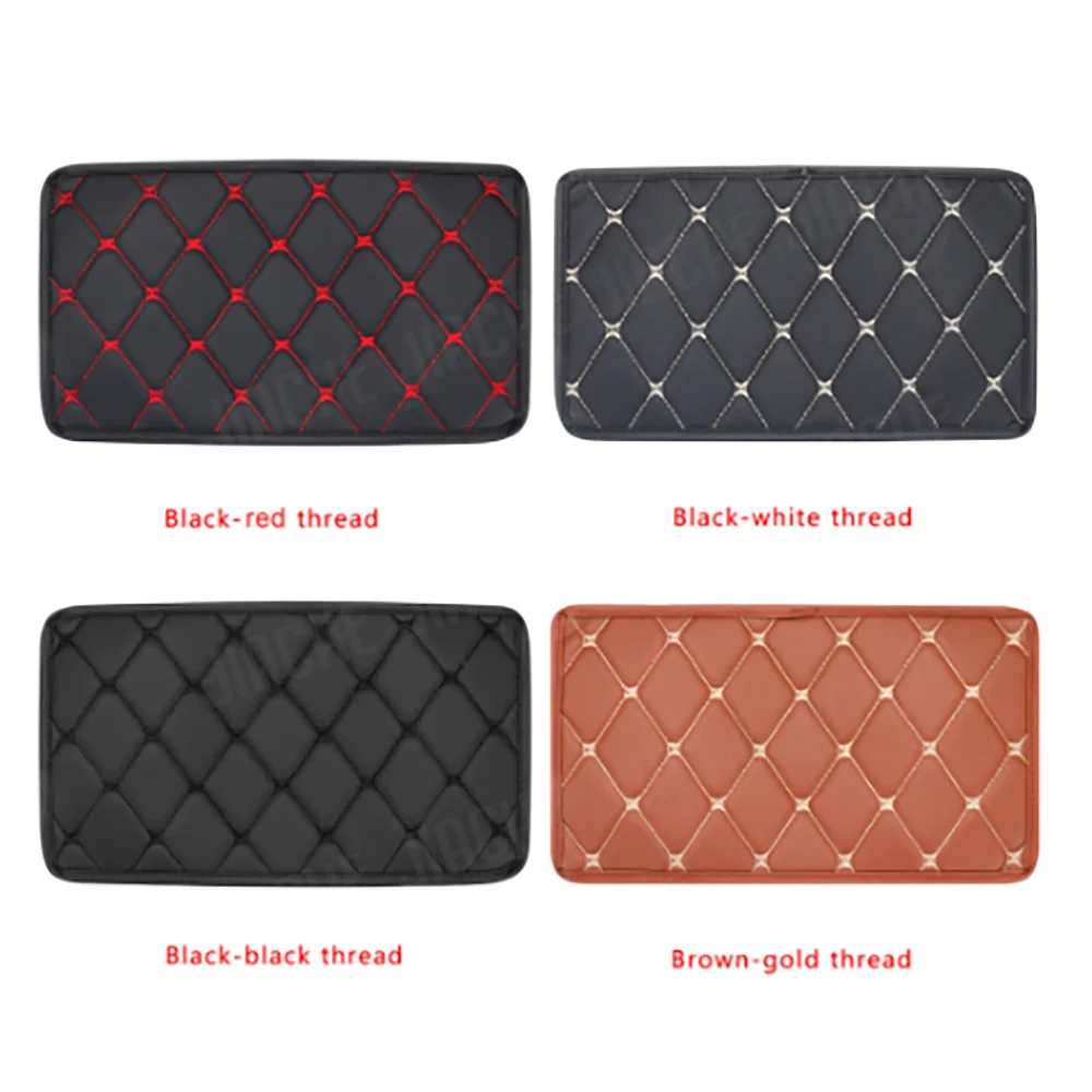 Universal PU Armrest Box Anti-wear Cover Armrest Mat Dust-proof Cushion Automobiles Interior Accessories Leather Car Styling