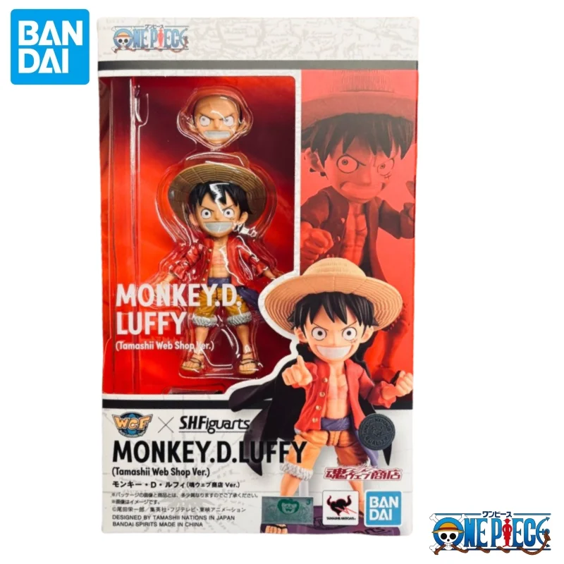 

In Stock Bandai Original S H Figuarts One Piece Monkey D Luffy Action Figure Model Doll Brand New Boxed Anime Characters Garage