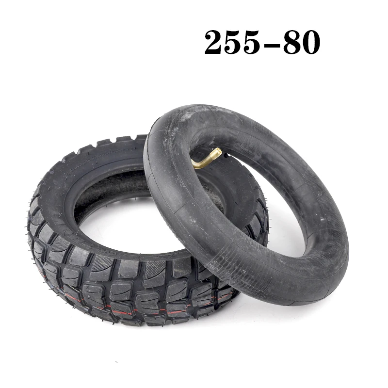 10 Inch Inflatable Wheel 10X3.0 80/65-6 255X80 Outer Tire 10X2.50 Inner Tube for Kugoo M4 Zero 10X Electric Scooters Tyre