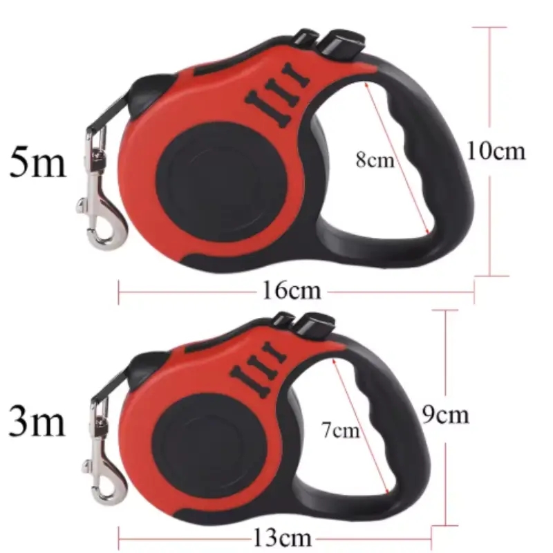 3M 5M Dog Leash for Small Dogs Cat Automatic Retractable Durable Nylon Lead Puppy Outdoor Travel Walking Hiking Traction Rope - 4