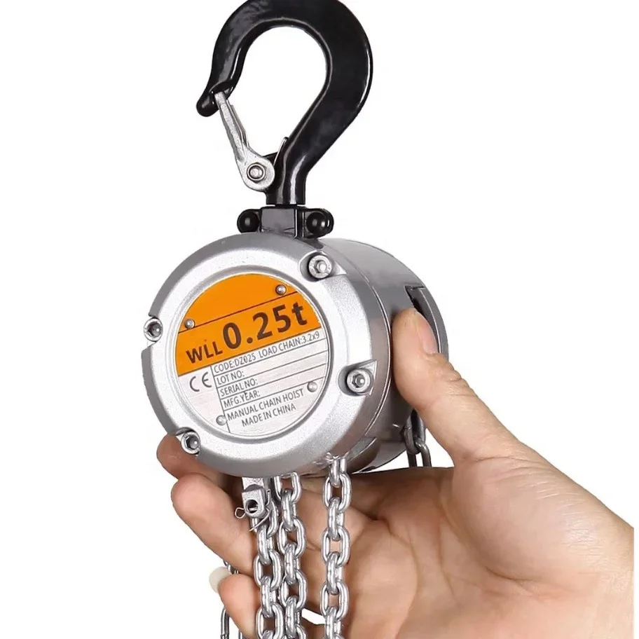 Material Safety Manual Chain Hoist Small And Convenient Chain Pulley Block