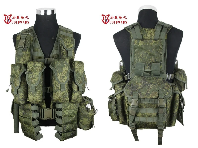 Russian EMR 6sh117 Tactical Molle Vest Accessories Bag Pack VOG grenade bag 7L Assault Pack Walkie Talkie Pouch