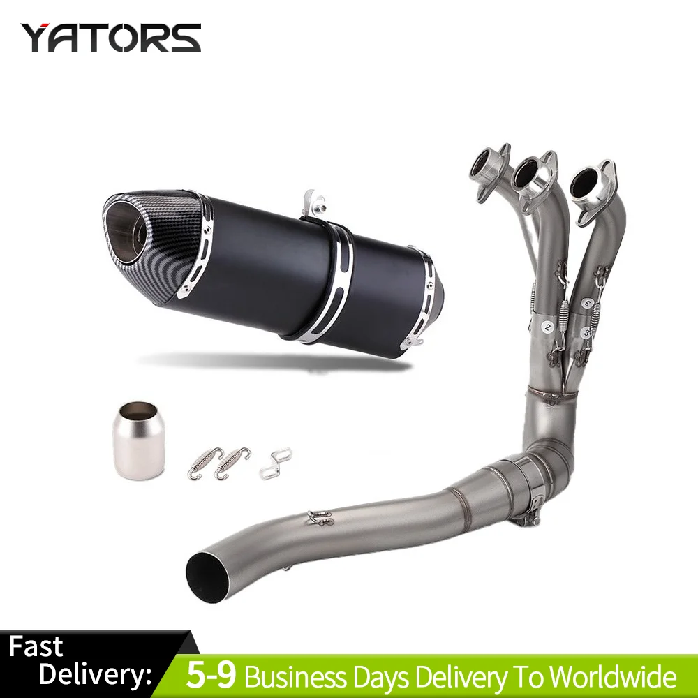 

MT-09 2020-2025 for Yamaha MT-09 Exhaust Front Pipe Muffler Tips Whole System Exhaust Systems Exhausts Pipes