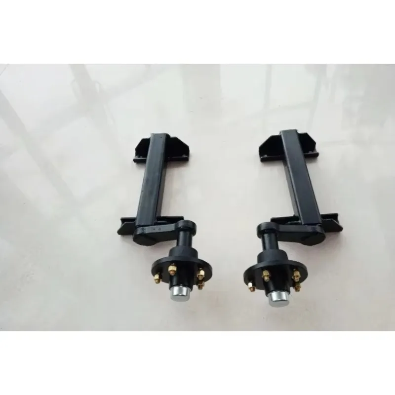 750kg Trailer Torsion Half Axle, Unbraked Square Beam Rubber Suspension for Light Trailers, Caravans & Boats