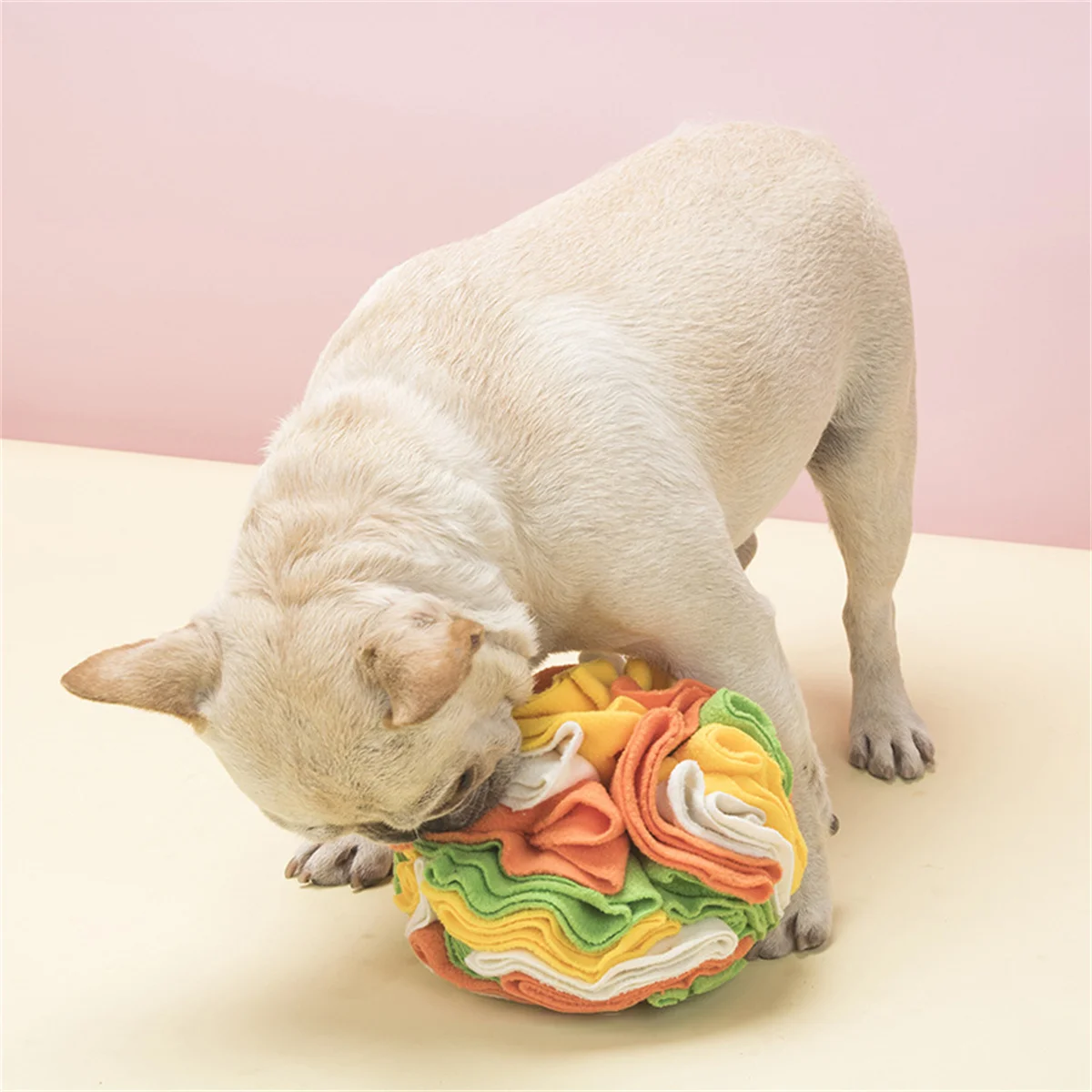 Hunde-Schnüffelball Puzzle-Spielzeug zur IQ-Steigerung Langsam Fressendes Futter-Spielzeug Faltbares Hunde-Nasen-Schnüffelspielzeug Haustier-Trainingsspiele Intelligenzspielzeug – Detail 10